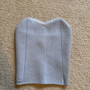 Aerie Sweater Tube Top in light blue